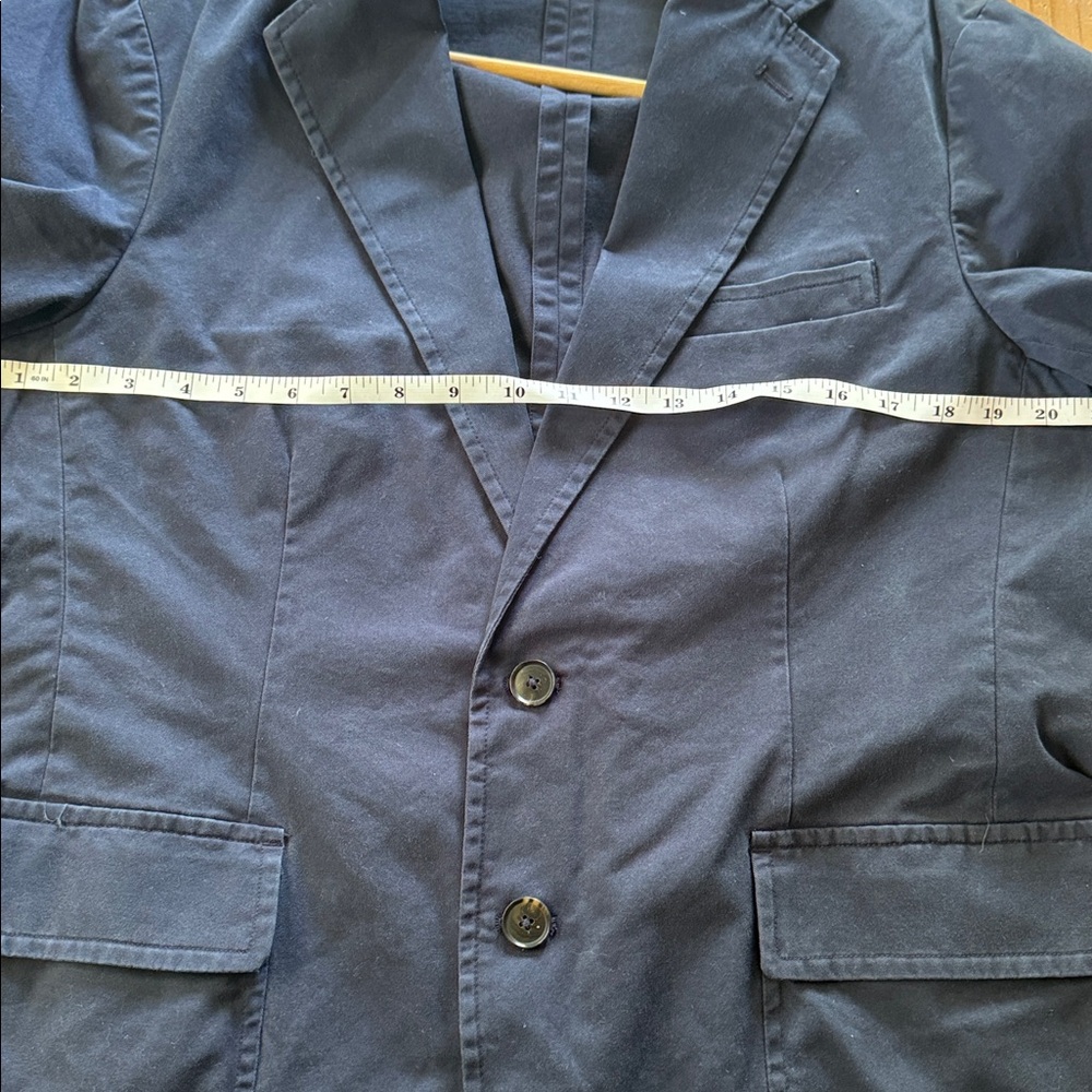 Polo by Ralph Lauren Navy Cotton Blazer - Picture 3 of 7